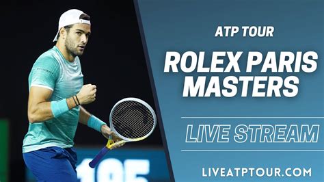 rolex paris masters tennis|watch paris masters live tennis.